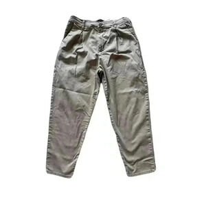 Women's BCBG Generation Tan High Rise Barrel Leg Casual Pant Size Medium